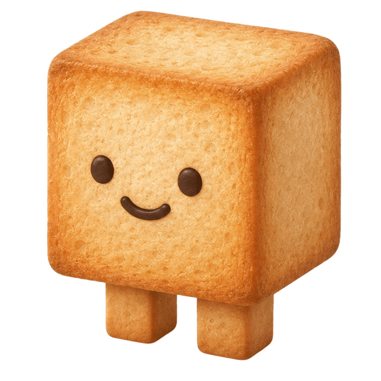 Crouton, the friendly toasted-bread mascot
